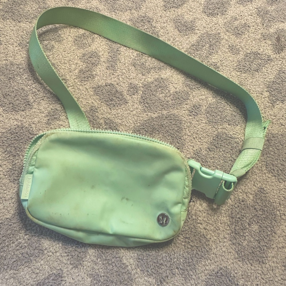 Mint Green Lululemon Belt bag